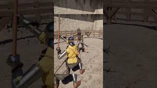 What in INSANE stab in the armor's GAPS! #halfsword