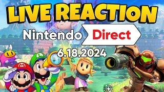 Nintendo Direct 6.18.24 LIVE REACTION!