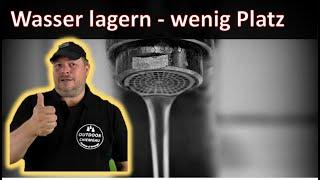 Wasservorrat: Wasser richtig lagern mit wenig Platz? z.B. für einen Blackout. - Waterbob 220l Test