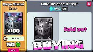 BUYING!! NEW MEGA MINION & LVL 12 MAX CARD!!! | Clash Royale | ( New Update!!!)