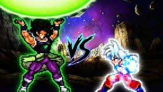 Broly DBS VS Goku DBS V3 (all form) in Jump Force Mugen 