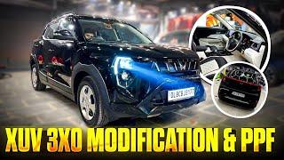 Xuv 3xo Modification 2024  New 3xo mx2 pro modified  2024 Xuv 3xo Ppf Mahindra 3xo