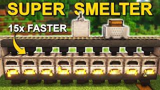 The BEST Super Smelter in Minecraft 1.21 (Tutorial)