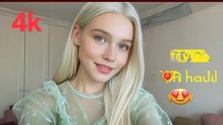 [4K] 2025 Trans Try-On Haul | See-Through Raincoat cleaning Fashion Must-Haves Amazon dress review