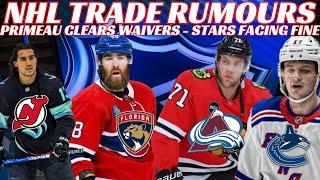 NHL Trade Rumours - Habs, Canucks, NYR, Hawks, Crosby Milestone & Primeau Clears Waivers