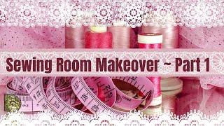 NEW SEWING ROOM BUDGET FRIENDLY MAKEOVER | A NO IKEA DESIGN ROOM | CLEAN ORGANIZE & DECORATE