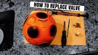 DOES YOUR MATCHBALLS VALVE LEAK?!? How to Replace a Valve on a Soccer Ball - JustKnuckleIt