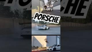 Porsche x Scooters  #porsche #gt3rs #flippin #scootering #street