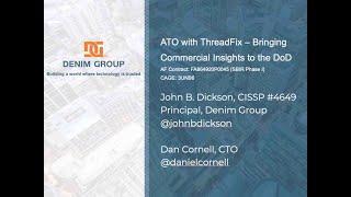 Continuous Authority to Operate (ATO) with ThreadFix – Bringing Commercial Insights to the DoD