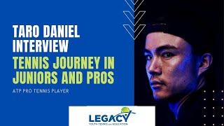 Taro Daniel Interview by Legacy’s Director of Tennis Sanjin Kunovac