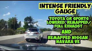 MATINDING HATAWAN NG TOYOTA FORTUNER GR SPORTS LOWERED, REMAPPED/FULL EXHAUST AT REMAPPED NAVARA VE