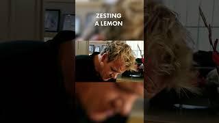 How To Zest A Lemon #Shorts