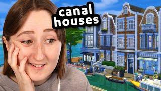 i built *realistic* canal houses in the sims