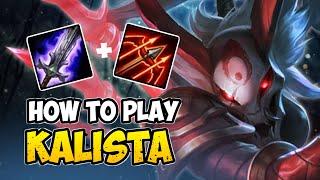 How to Play KALISTA ADC for Beginners | KALISTA Guide Season 10 | League of Legends