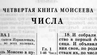 Библия. Книга Числа. Ветхий Завет (читает Александр Бондаренко)