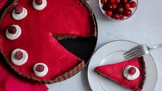 Chocolate Cranberry Curd Tart Recipe