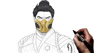 How To Draw Scorpion | Step By Step | Mortal Kombat 1