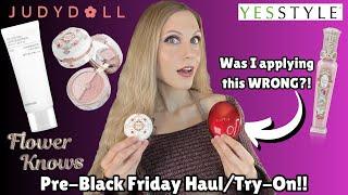 I used the TirTir Cushion WRONG? Yesstyle/Flower Knows Haul & Try On