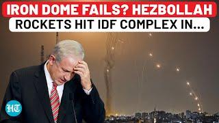 Israel’s Iron Dome In Action As Hezbollah Rockets Pound Haifa, Nazareth; IDF Military Complex Hit