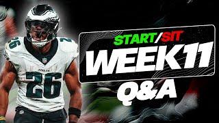 Week 11 Start/Sit Questions for Fantasy Football!