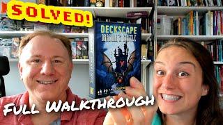 Solved! Deckscape: Dracula's Castle - full walkthrough and solution with Dr Gareth and Laura