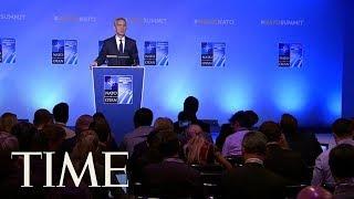 NATO Secretary General Responds To Trump's Criticism | TIME