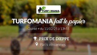 Turfomania Pronostic Quinté du Mardi 11 Février 2025