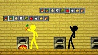 Stickman vs Minecraft: School Baking - Minecraft Animation