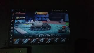 WORLD of TANKS BLITZ на проекторе с приставкой mi box s