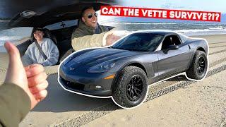 Testing My OFF-ROAD Corvette on a DESERTED ISLAND!!! *Where My Lamborghini Got STUCK*