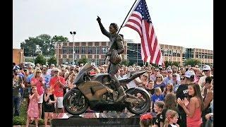 Nicky Hayden Sculpture Unveiled in Owensboro