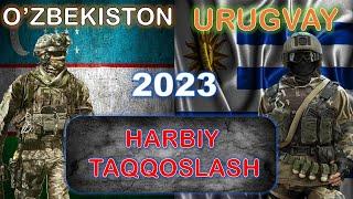 O'zbekiston va Urugvay harbiy taqqoslash || Urugvay va O'zbekiston harbiy solishtirish || 2023