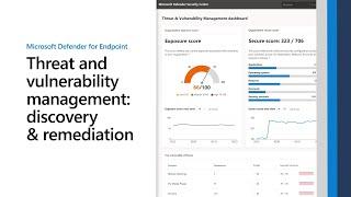 Discovery and remediation in threat and vulnerability management - Microsoft Defender for Endpoint