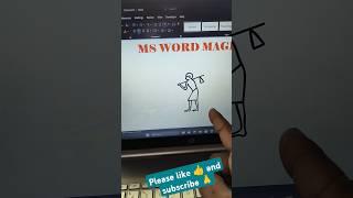 Ms Word Magic Symbol Shortcut Tricks // Ms Word Tricks Of Magic Short Video #shorts #youtubeshorts