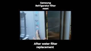 Samsung Refrigerator Filter Light Reset #simplediyprojects #diy #howto #samsung #refrigerator