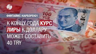 К концу года курс лиры к доллару может составить 40 try