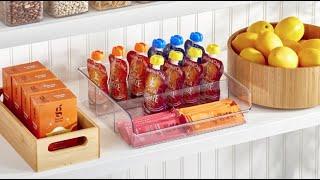 mDesign Plastic Food Packet Kitchen Storage Organizer Bin Caddy