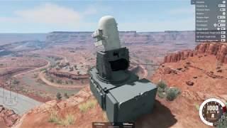 BeamNG.drive 0.19 Anti aircraft gun runaway chase.