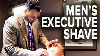 Men's Executive Straight Razor Shave | Featuring Master Barber Moustache Jim