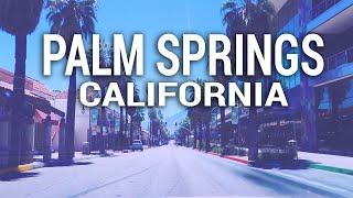 Driving Through Palm Springs California During Quarantine (DRIVE AROUND) | Travel Snacks