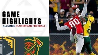 San Antonio Commanders vs. Arizona Hotshots | AAF Week 5 Game Highlights