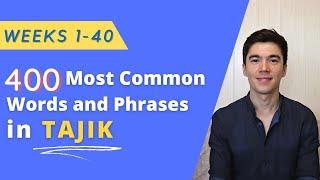 400 Most common words and phrases in Tajik