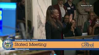 Stated Meeting of Philadelphia City Council 09-27-24