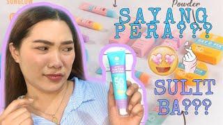 SUNGLOW TINTED SUNSCREEN AND LIPSCREEN |MAE LAYUG & REI GERMAR | REVIEW + WEAR TEST | SULIT BA???