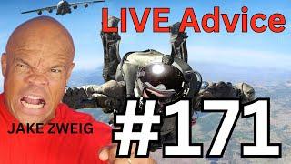 Live Advice with Jake Zweig Wednesday at 7pm CST