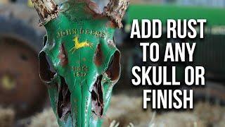 Add Rust to any Skull/Surface or Combine with Metal Paints