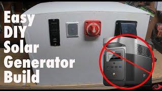 DIY Solar Generator or Power station build.  Cheaper than a Jackery, Bluetti or Ecoflow