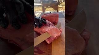Whole Ribeye Roast: Smoke vs Open Fire Tutorial | Al Frugoni - Open Fire Cooking