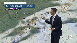 WMAR-2 News Chris Swaim Wednesday night weather