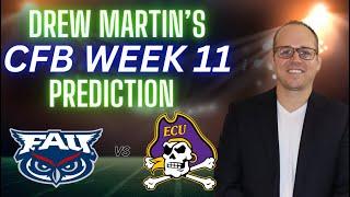 Florida Atlantic vs East Carolina Picks and Predictions | Thursday College Football Picks Week 11